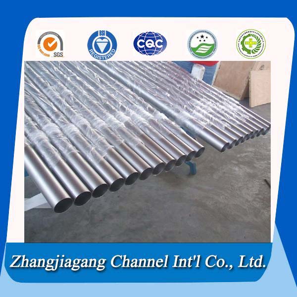 ASTM B337 Gr1 welded titanium tube/pipe for heat exchanger