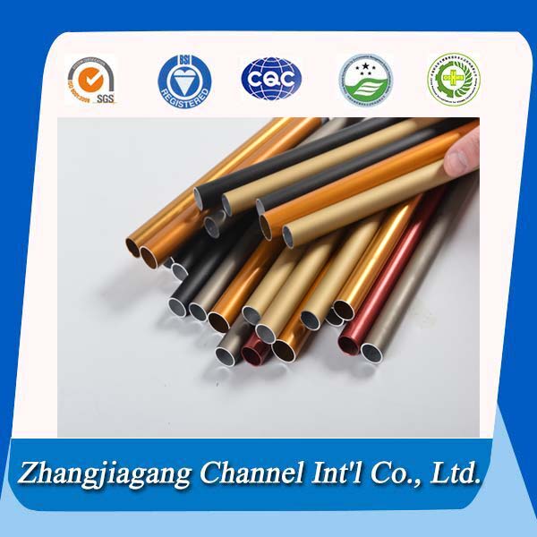 6mm aluminium 6063 t6 tube anodized