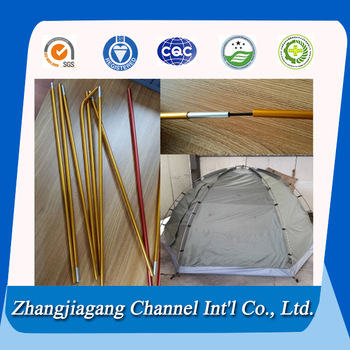 extruded aluminium tube 6065 t5 t6 for tent pole